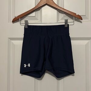 Navy under armour spandex